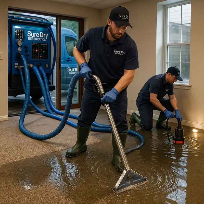 Water Extraction and Removal process in Sandy, OR